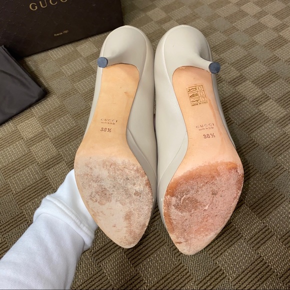Authentic nude Gucci pumps - Picture 6 of 12